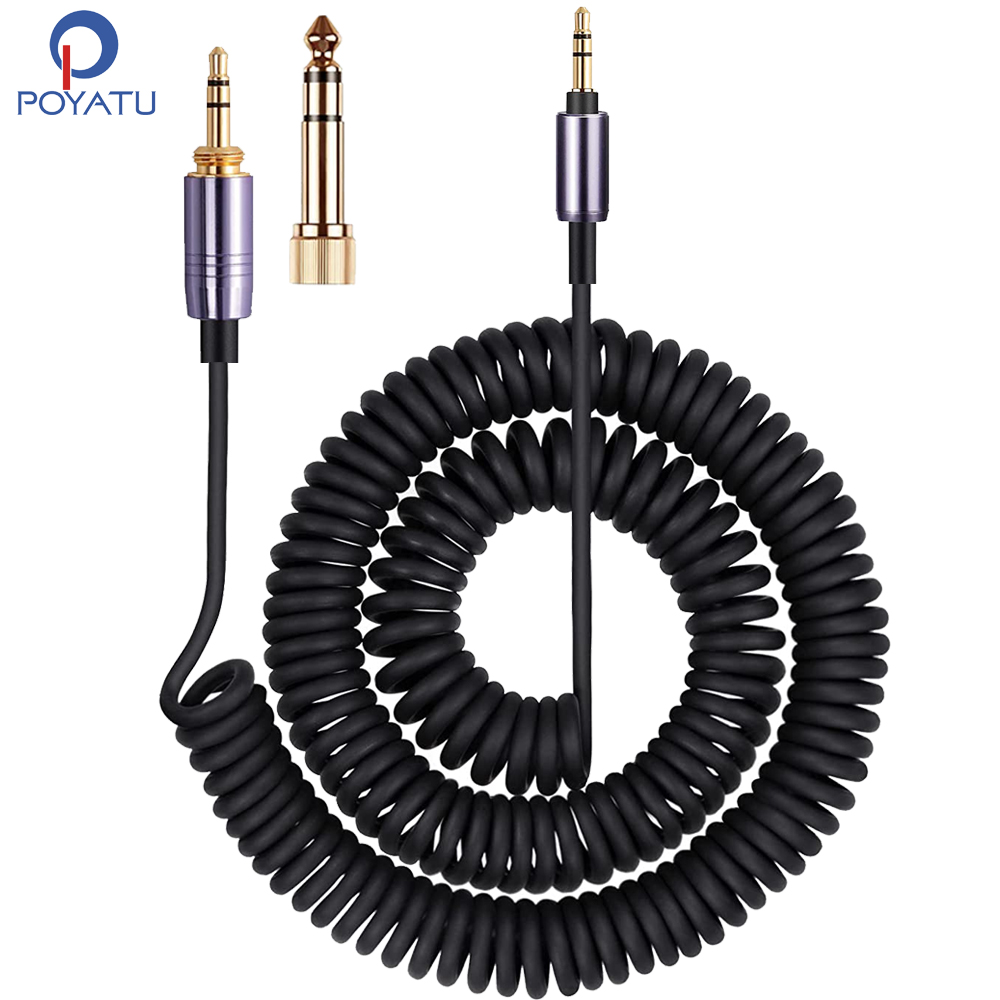 Audio Technica Headphone Ath-Ws660Bt - Poyatu Spring Relief Coiled Cable for
