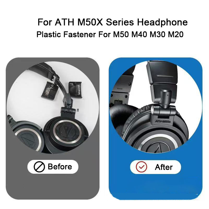 Audio Technica Headphone Ath-M50X - A New Replacement Headband Plastic Fastener