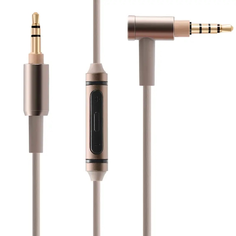 Audio Technica Headphone Ath-Ws660Bt - Universal Remote Mic Replacement Audio Cord