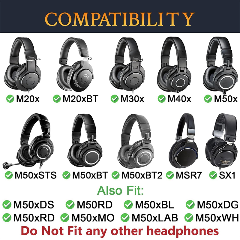 Replacement Ear Pads for Audio - огляд і ціна Audio Technica Headphone Ath-M50X