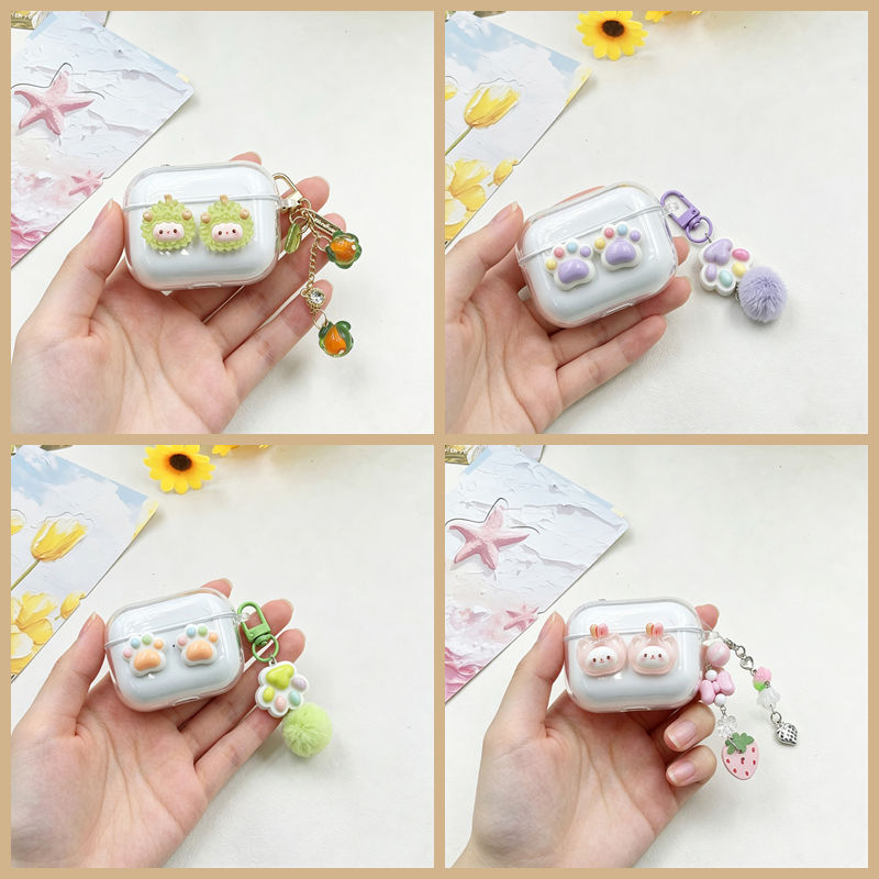 cartoon cute keychain case For - огляд і ціна Beats Headphone Powerbeats Pro