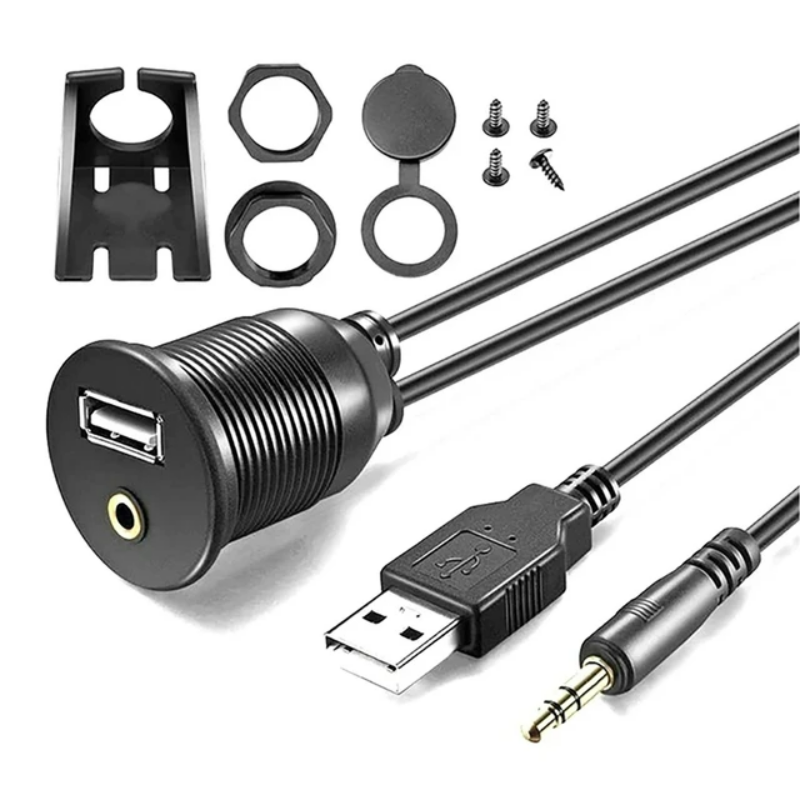 1M USB & 3.5mm AUX Male to Fem - огляд і ціна Cable Extension 3.5