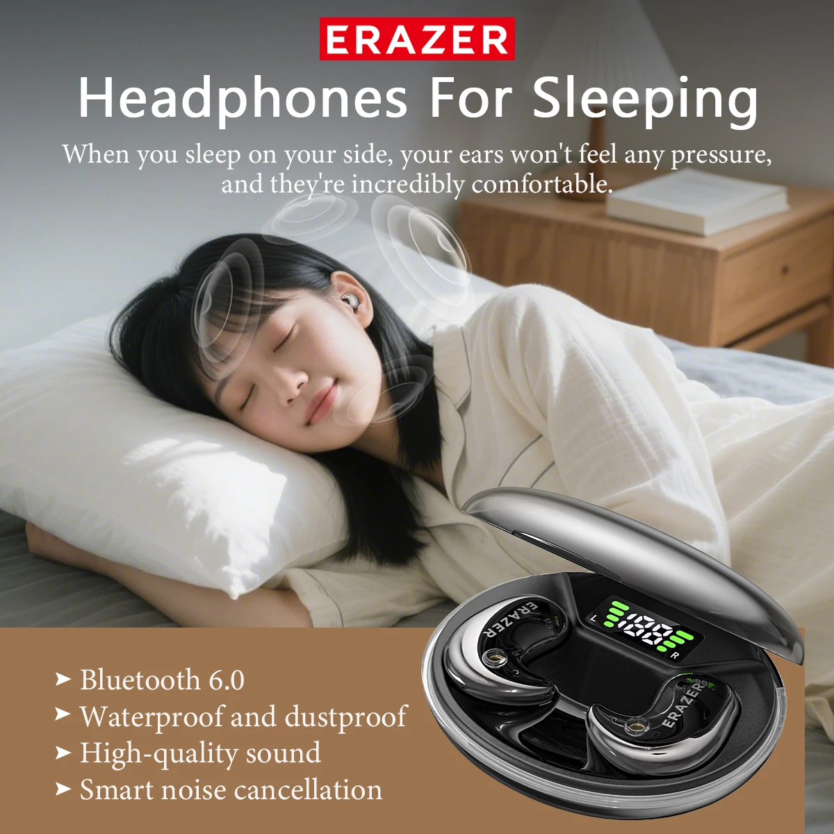 EARZER XF58 In-Ear Bluetooth H - огляд і ціна Earbuds Charging Case