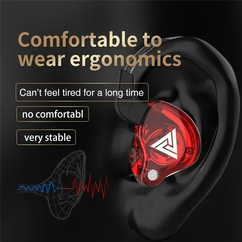 NEW QKZ AK6 Copper Driver HiFi - огляд і ціна Wired Earphone Mic